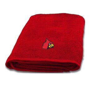 Louisville Cardinals Bath Towel dimensions are 25 x 50 inches